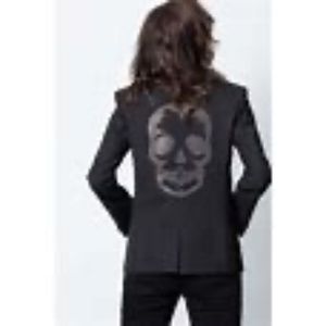 NWT Zadig & Voltaire Vedy Bis Skull Blazer